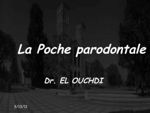 la poche parodontale