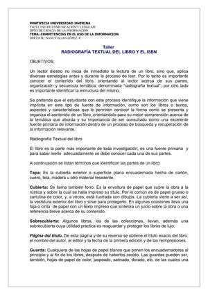 taller radiografia textual