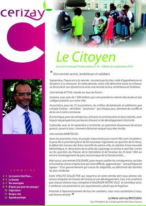 Le Citoyen n°54 - Ville de CERIZAY