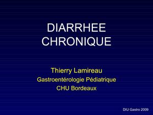 Diarrheechronique