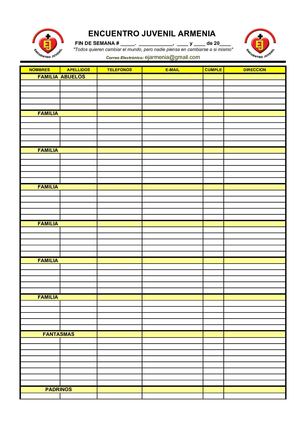 Formato Directorios Telefonicos EJ Armenia.