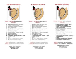 SIGNOS Y SINTOMAS DE ALARMA DURANTE EL EMBARZO 
