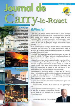 Journal municipal de Carry-le-Rouet N93