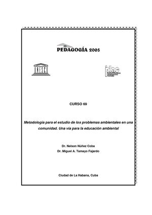 Problemas ambientales en la comunidad
