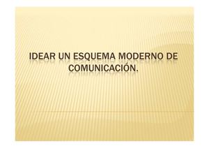 ESQUEMA MODERNO DE COMUNICACIÓN [Modo de compatibilidad]