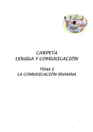 LA COMUNICACIÓN HUMANA