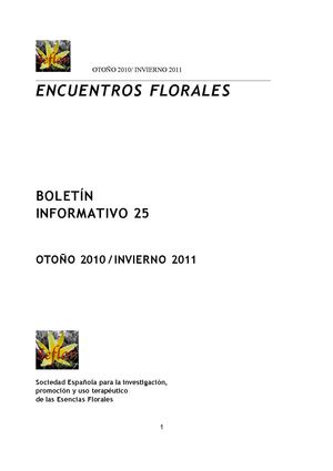 SEFLOR Boletín 25
