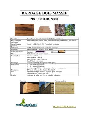 FICHE PIN ROUGE NORD ET THT