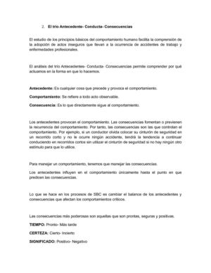 Lección 3: El trío Antecedentes- Conducta- Consecuencias