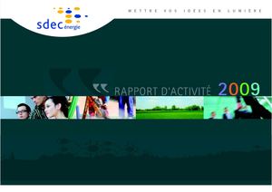 Rapport d'activité 2009 du SDEC Energie