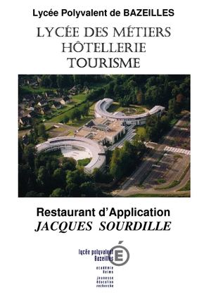 Menus du restaurant d'application