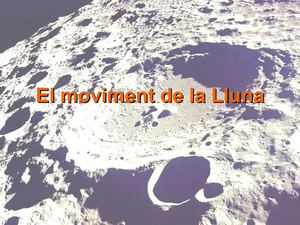 El moviment de la Lluna