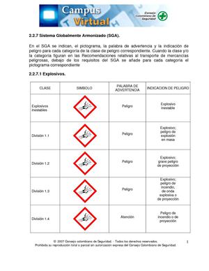 Sistema globalmente armomizado de sustancias peligrosas