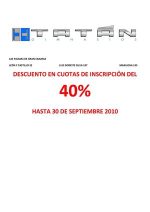 OFERTA TATÁN GIMNASIOS SEP 2010