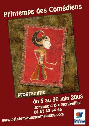 Programme Printemps des Comédiens 2008