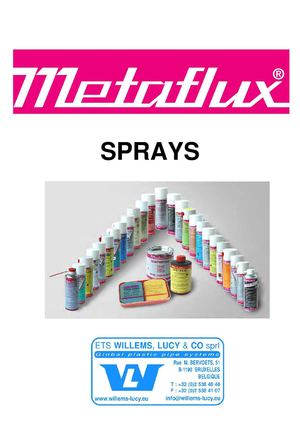 METAFLUX Catalogue SPRAY 2010 WL FR