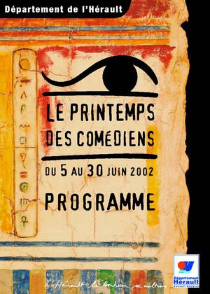 Programme Printemps des Comédiens 2002