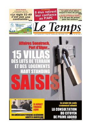 Le Temps d'Algerie Edition du 30 septembre 2010