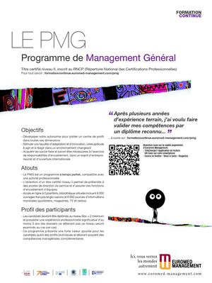 Programme de Management Général (Formation continue)