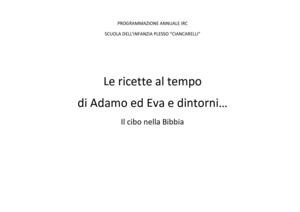 Le ricette al tempo di Adamo ed Eva e dintorn