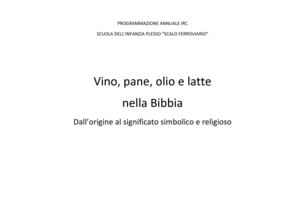 vino, pane, olio e latte nella Bibbia