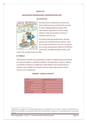 RACCOGLIERE INFORMAZIONI E RAPPRESENTARE DATI