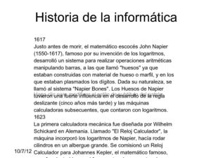 Historia de la informática. j f informatica