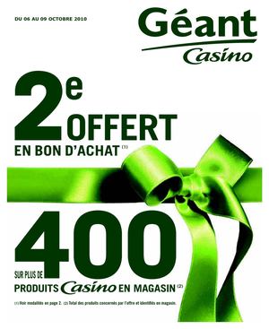 Prospectus le 2eme offert