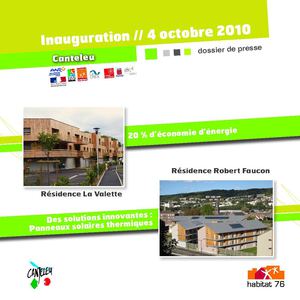 Inauguration Canteleu // Résidence la Valette et Résidence Robert Faucon