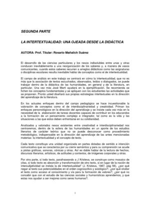 Intertextualidad