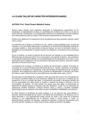 La clase taller