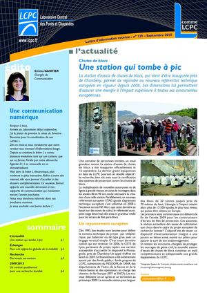 L externe du LCPC N°129