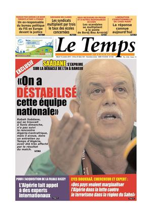 Le Temps d'Algerie Edition du 12 octobre 2010