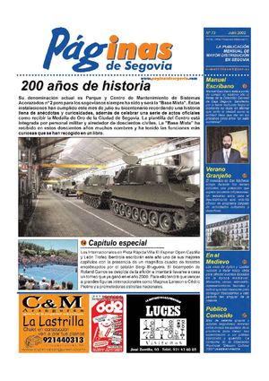 Páginas de Segovia 073 Julio 2002