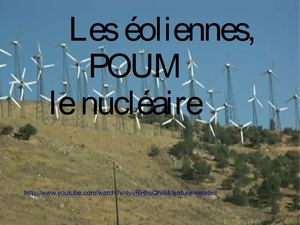 Diaporama sur les éoliennes
