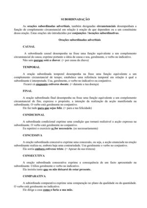 Subordinação  - Correcção 2007-2008