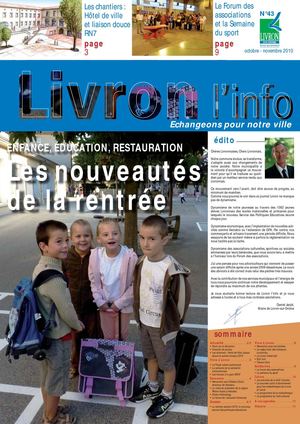  Livron l'info - n°43 - octobre / novembre 2010