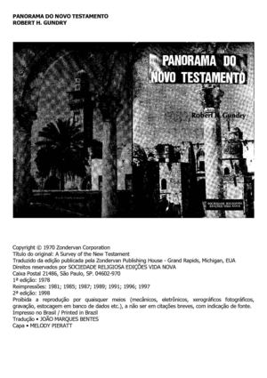 Panorama do Novo Testamento