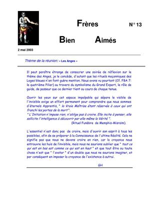 FBA 13 Les anges