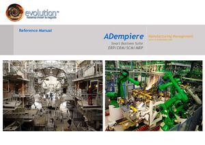 ADempiere Manufacturing Manual Reference Index