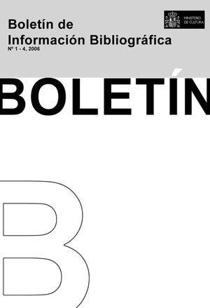 Boletín de Información Bibliográfica de Archivos 2006