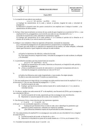 2 Problemas selectividad ONDAS