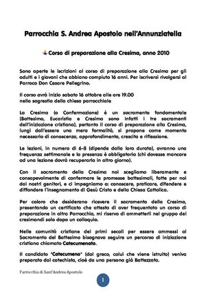 Parrocchia di Sant'Andrea Apostolo Salerno