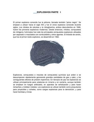EXPLOSIVOS PARTE I