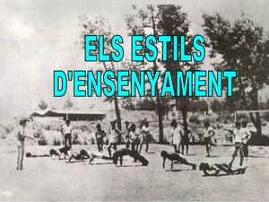 Els estils d'ensenyament