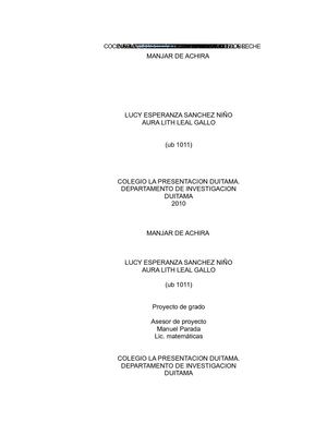 manjar de achira-proyecto de grado