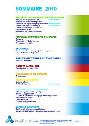 CATALOGUE MELFRANCE 2010
