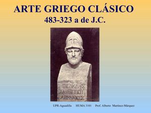 Arte Griego del periodo Clasico
