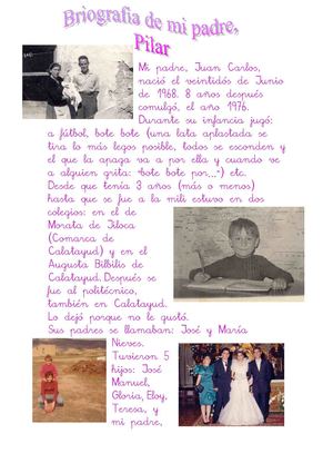 biografia de mi padre, pilar