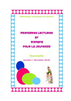 Sélection de nouveautés premières lectures et romans jeunesse octobre 2010